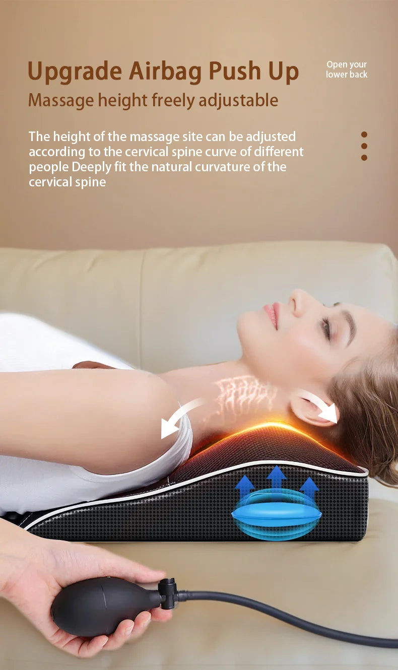 Masseur Cervical Électrique Shiatsu Chauffant Nuque Épaules | MDN Store