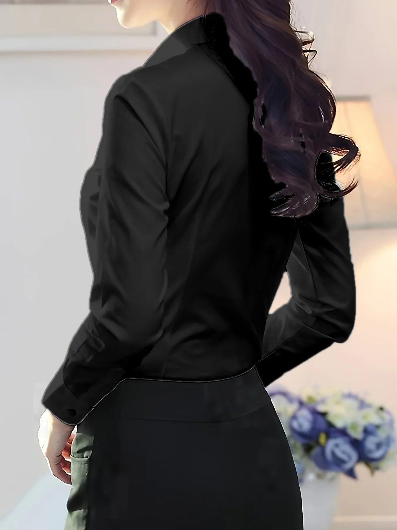 Chemise Femme Coréenne Ajustée Bureau | MDN