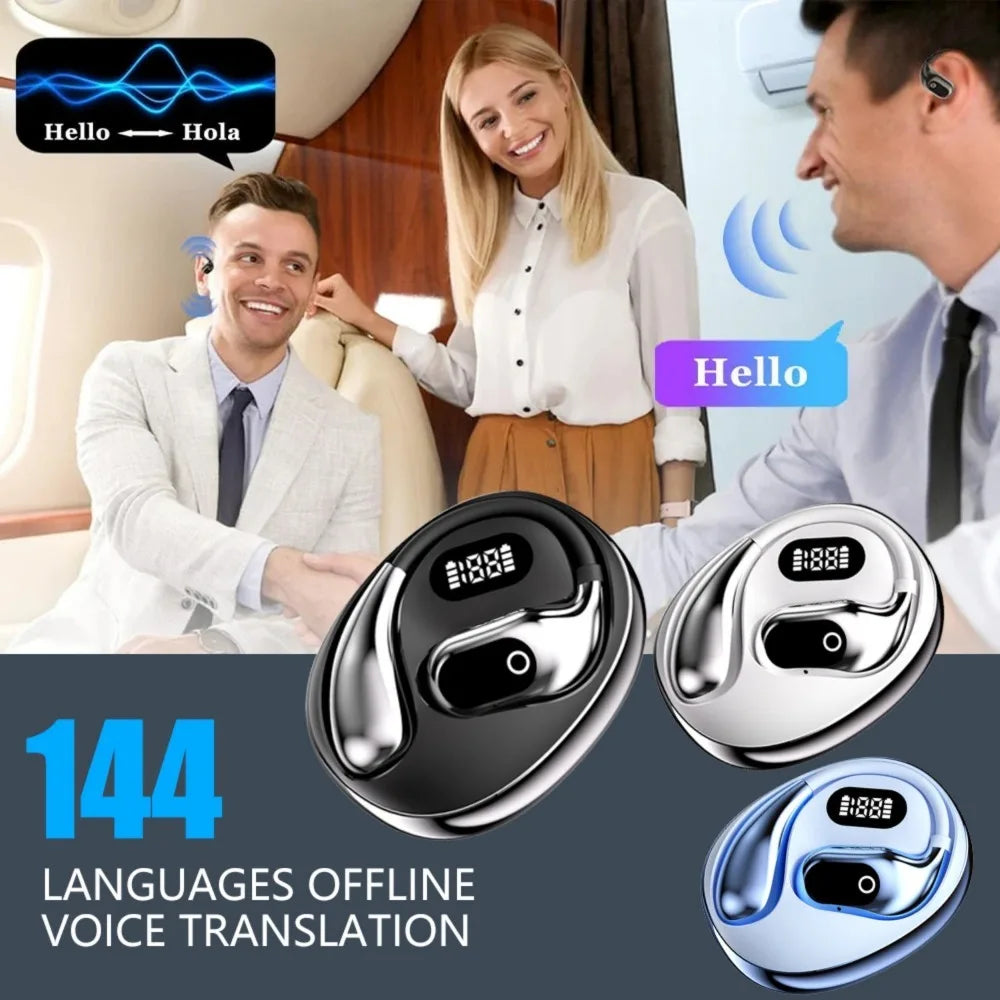 Écouteurs Traducteur 144 Langues Temps Réel Bluetooth Étanche | MDN Store