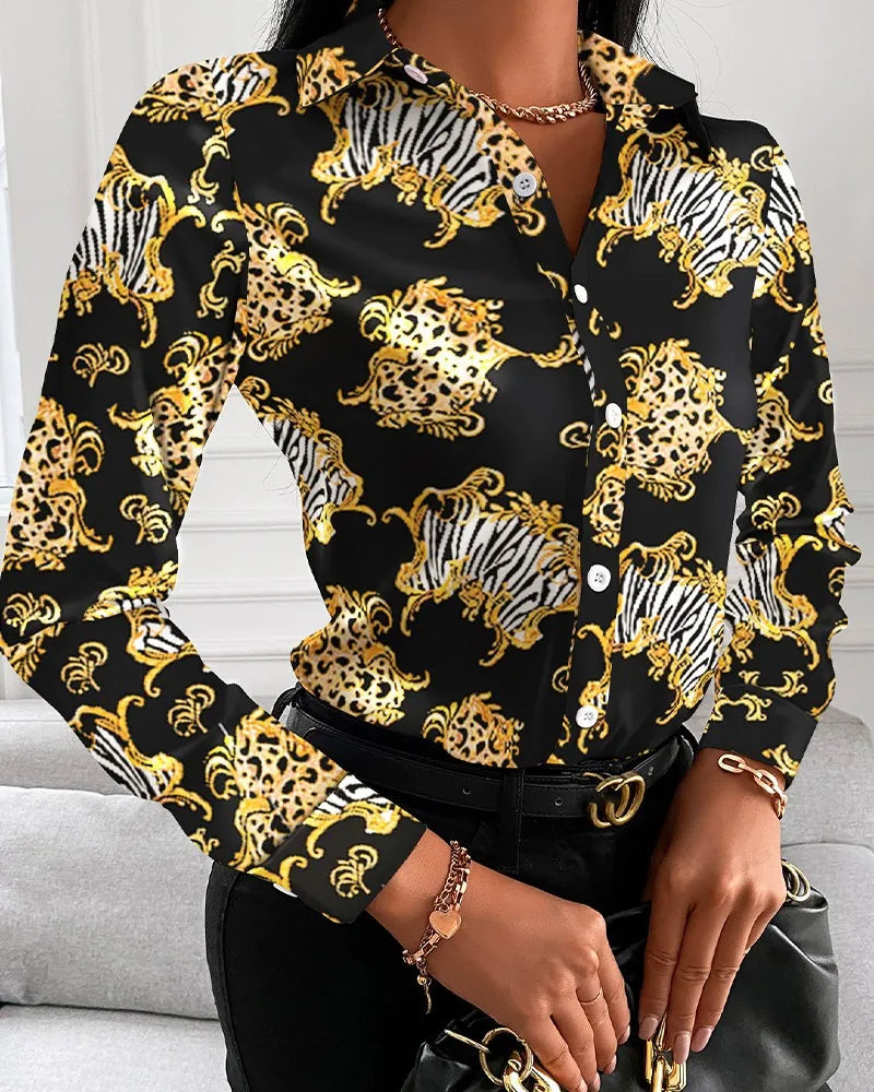 Chemise Femme Imprimé Géométrique | MDN Store