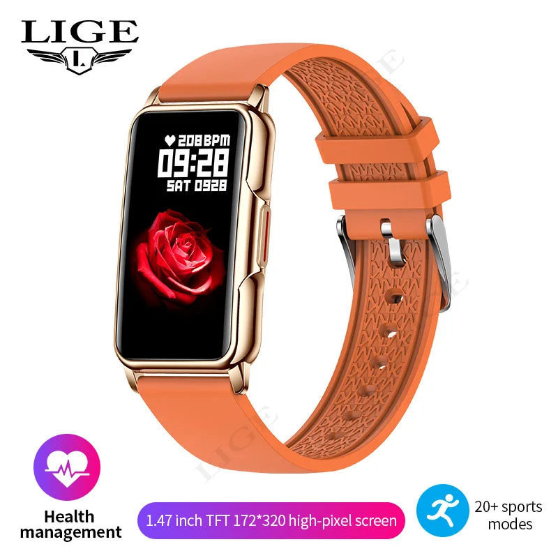 Bracelet Connecté Femme Homme Sport - Montre Santé Cardiaque Oxygène Étanche | MDN