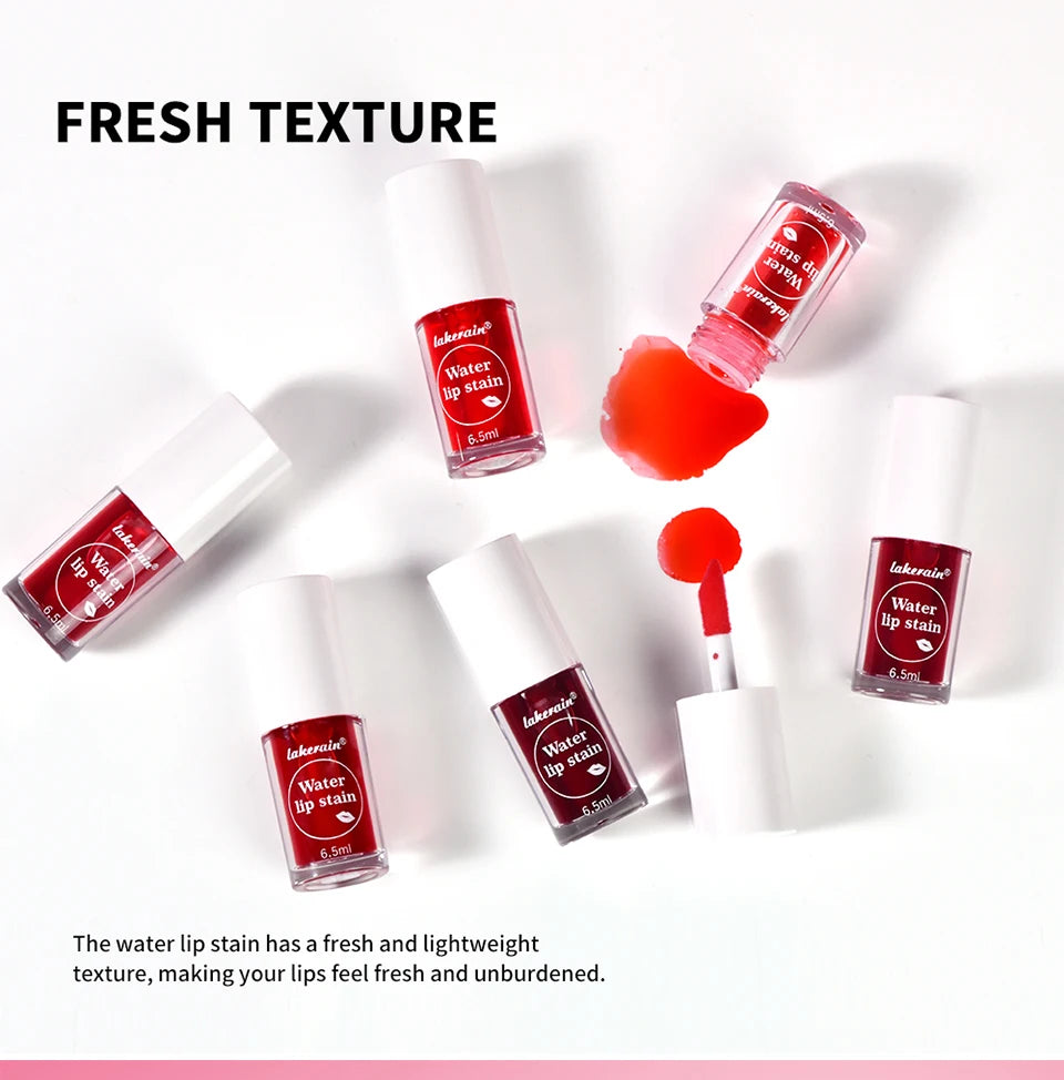 Teinture Lèvres Aqua 6 Couleurs Hydratant Longue Tenue Waterproof Lèvres Joues | MDN