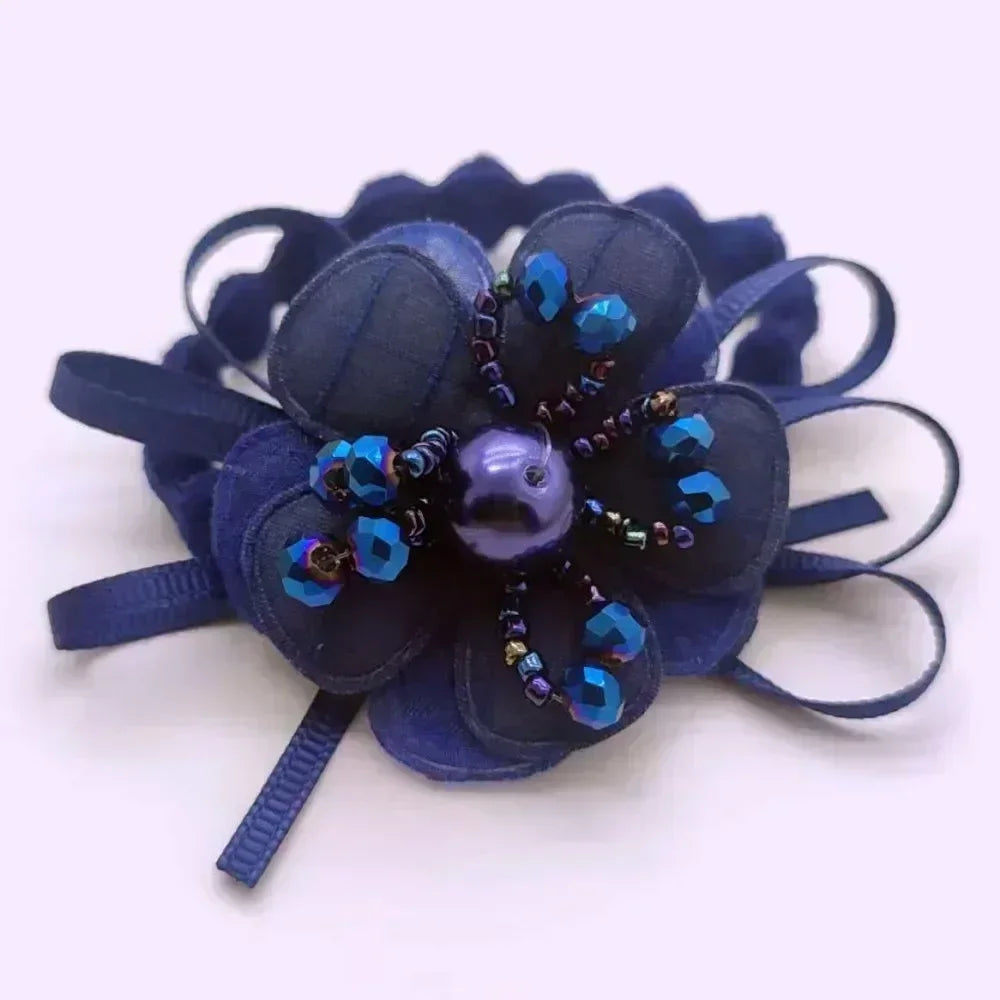 Chouchou Dentelle Nœud Fantaisie - Élastique Cheveux Femme Fille Haute... | MDN Store