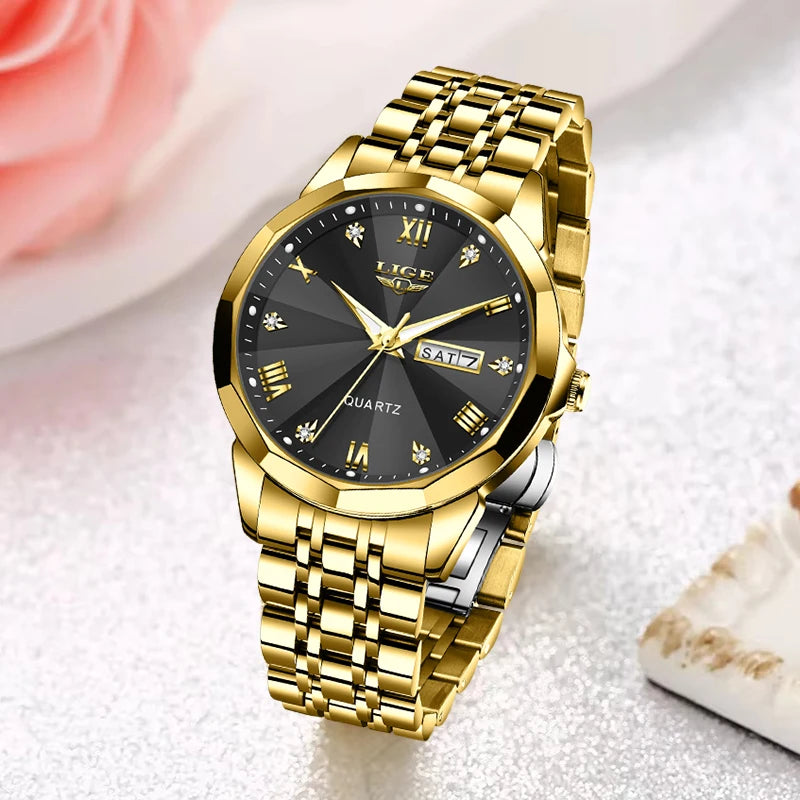Montre Femme LIGE Quartz Acier Inoxydable | MDN Store
