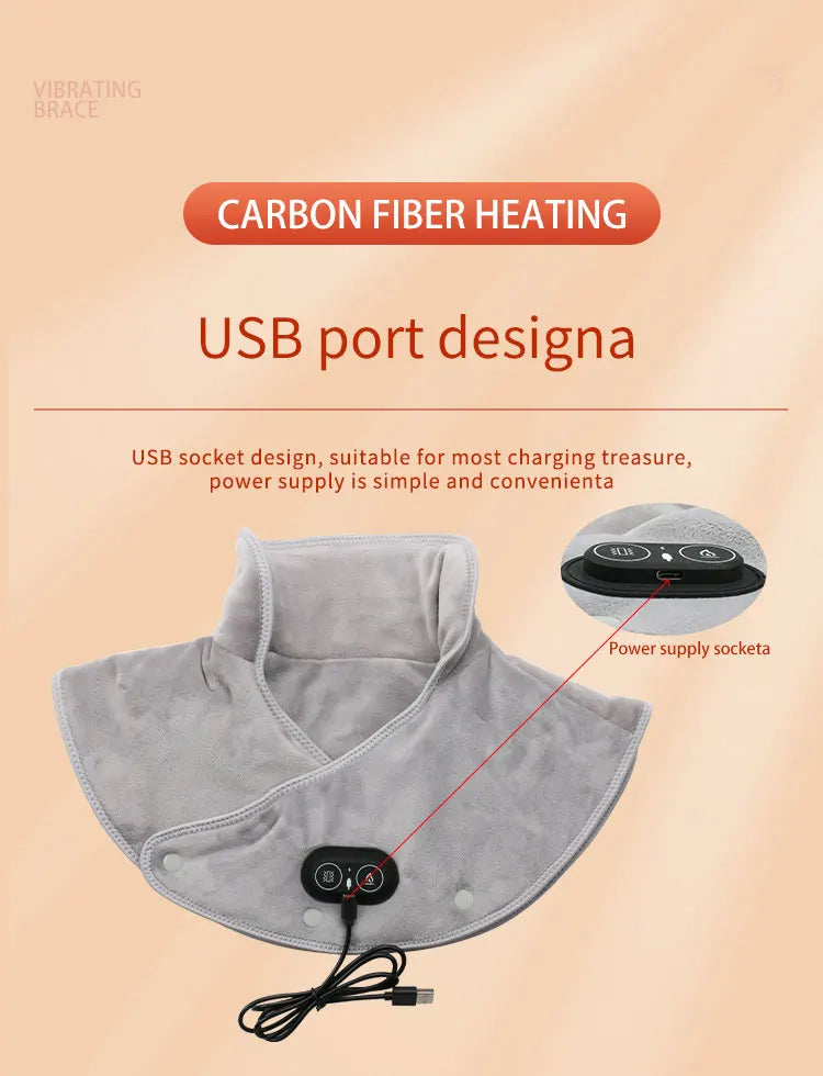 Coussin Chauffant Cou Epaules Electrique USB 3 Temperatures | MDN Store 25