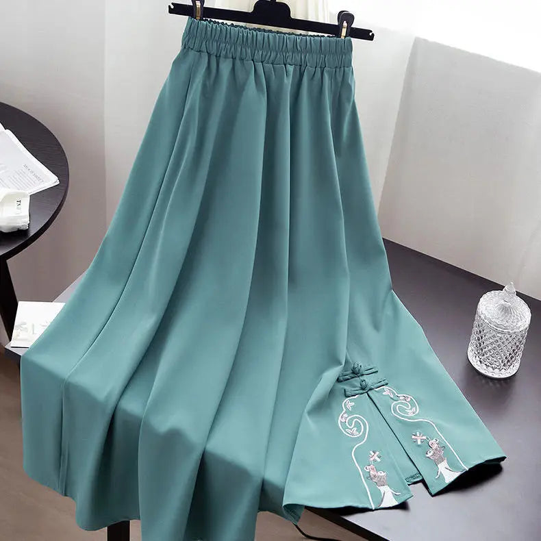 Ensemble Hanfu Chinois Brodé Papillon 2 Pièces | MDN Store