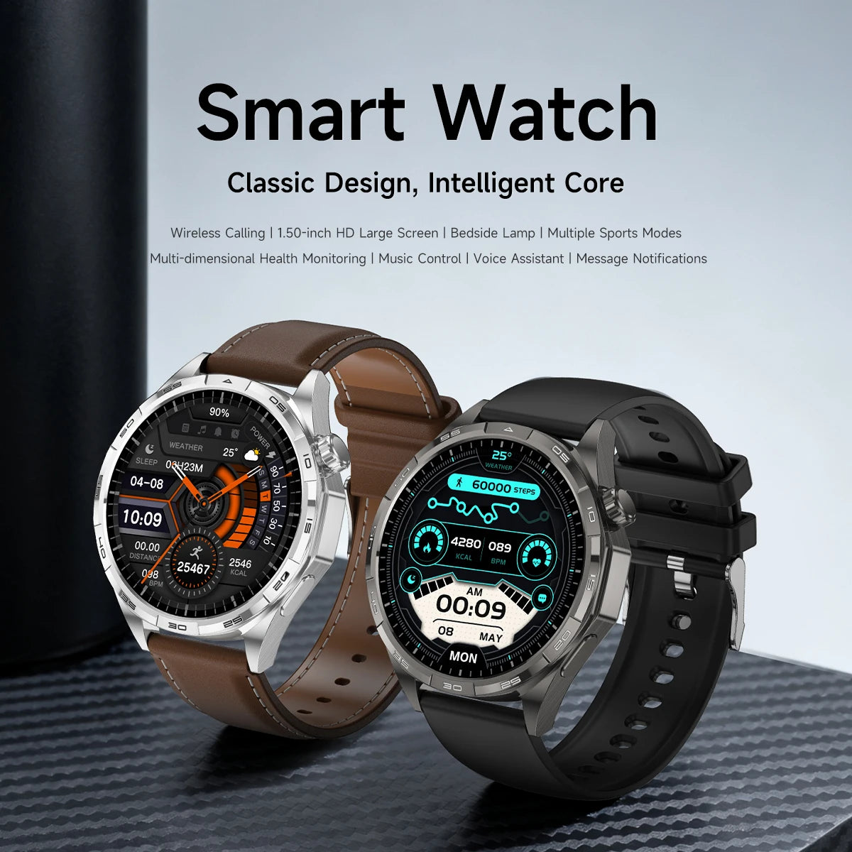 Montre Connectée GPS 1.5" NFC Boussole IP68 | MDN Store