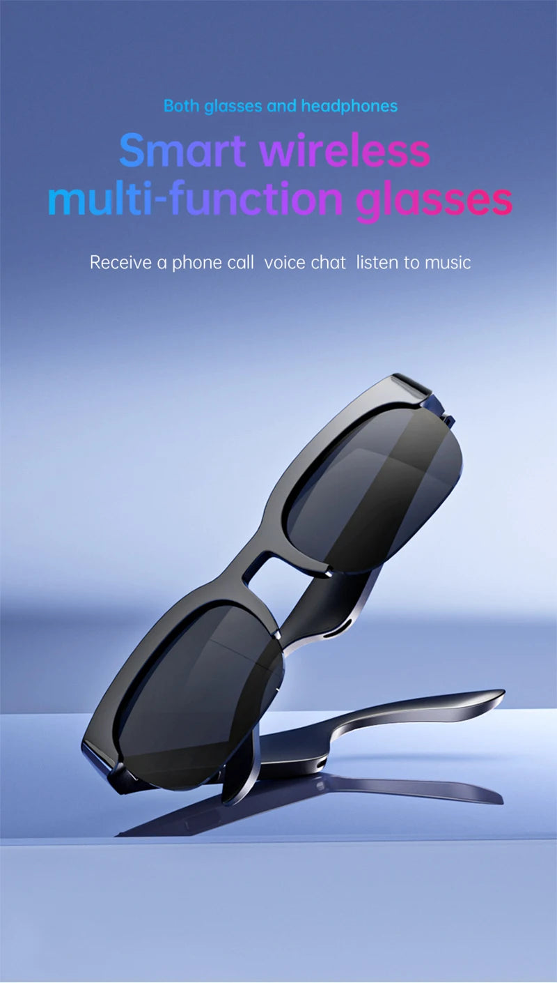 Lunettes Intelligentes Bluetooth 5.3 Traduction IA Temps Reel Musique | MDN Store 25