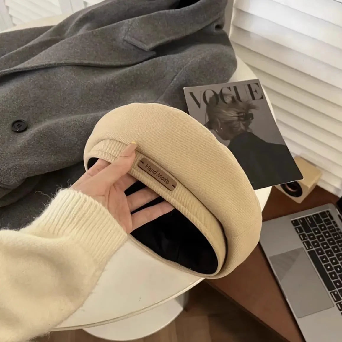 Béret Femme Vintage Laine Feutrée | MDN