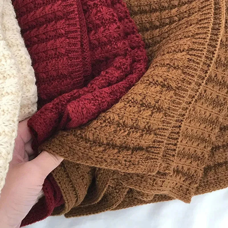 Écharpe Tricotée Thermique Hiver | MDN Store