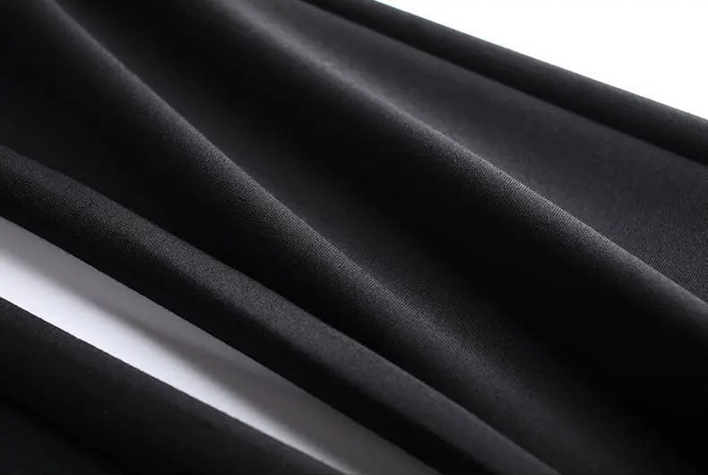 Pantalon Évasé Taille Haute Noir Dentelle Femme Élégant | MDN Store