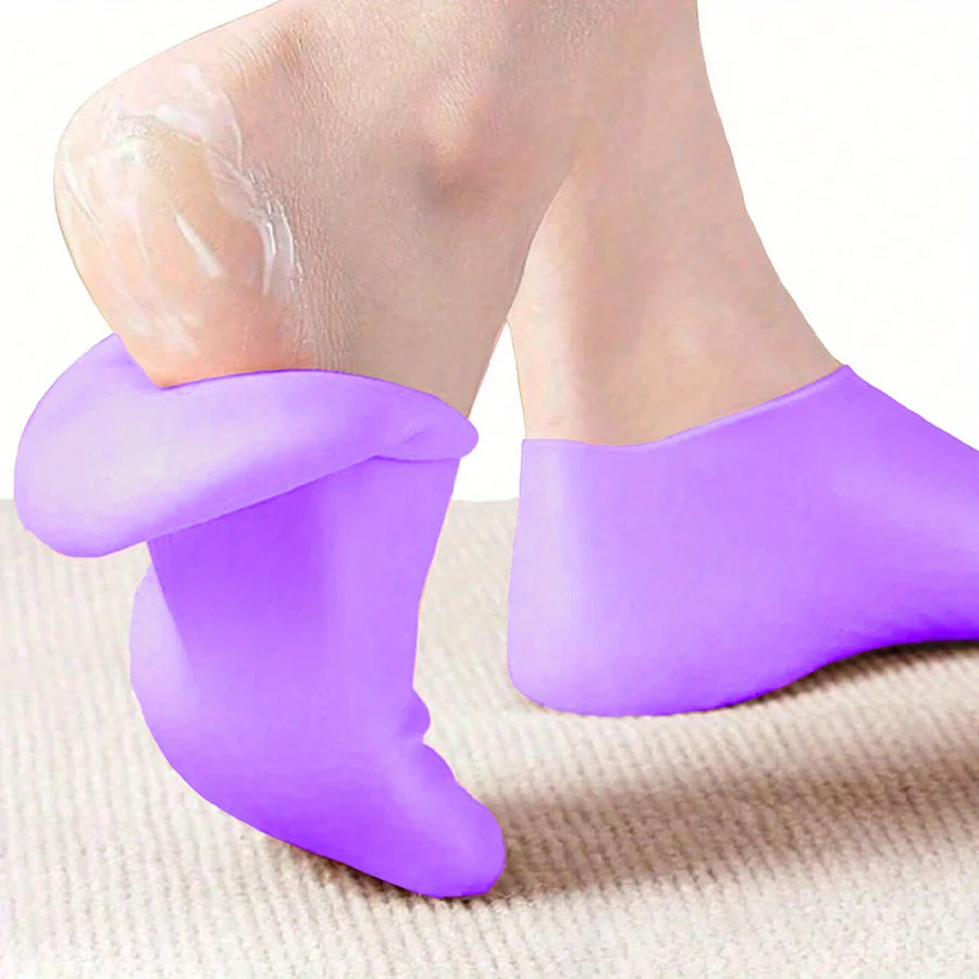 Chaussettes Hydratantes Silicone - Pieds Secs & Talons Craquelés Femme | MDN Store 25