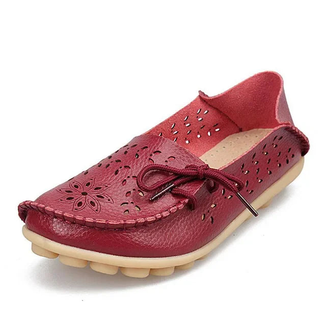 Ballerines Cuir Véritable Confort Femme | MDN