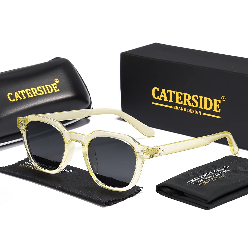 CATERSIDE Lunettes de Soleil Polarisées Rétro Femme Monture TR90 Ultra-Légère UV400 | MDN Store 25