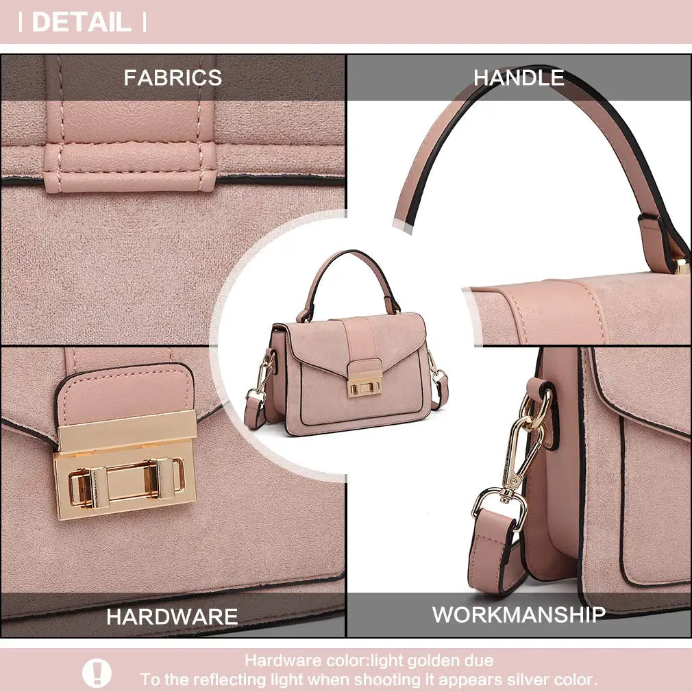 Sac Bandouliere Femme Cuir Synthetique Vintage Rabat Miss Lulu | MDN Store