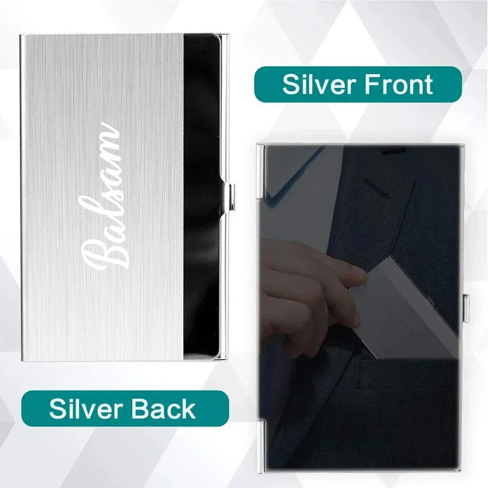 Porte-Cartes Acier Personnalisé | MDN Store