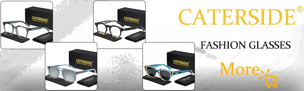 CATERSIDE Lunettes de Soleil Polarisées Rétro Femme Monture TR90 Ultra-Légère UV400 | MDN Store 25
