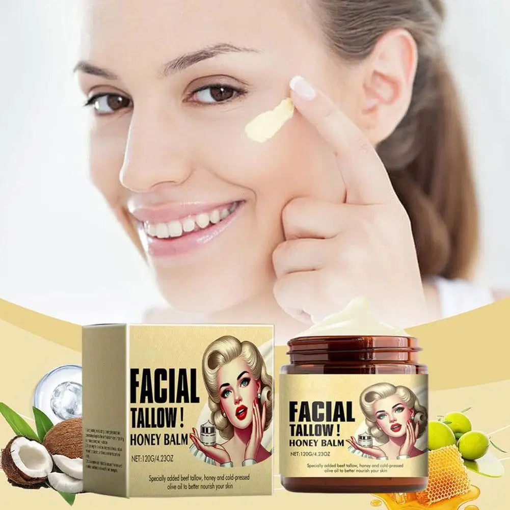 Baume Suif de Bœuf Miel Fouetté Hydratant Visage Corps Bio | MDN Store