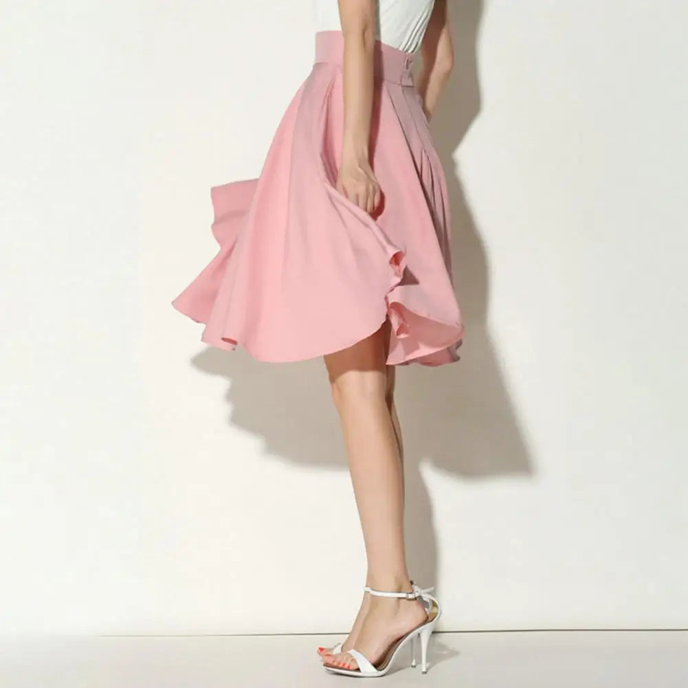 Jupe Femme Taille Haute Bohème Évasée | MDN Store