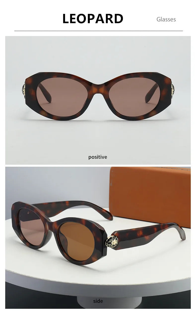 Lunettes Soleil Cat Eye Serpent Métal | MDN Store