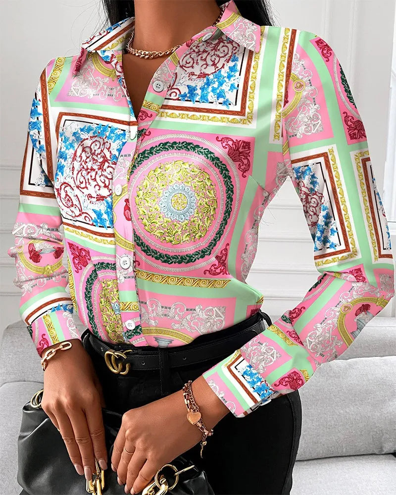 Chemise Femme Imprimé Géométrique | MDN Store