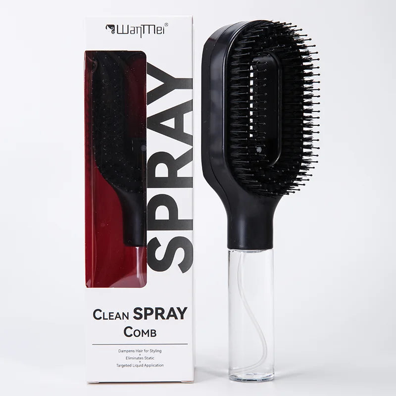 Brosse Demelante 2-en-1 Pulverisateur Massage Cuir Chevelu Antistatique | MDN Store 25