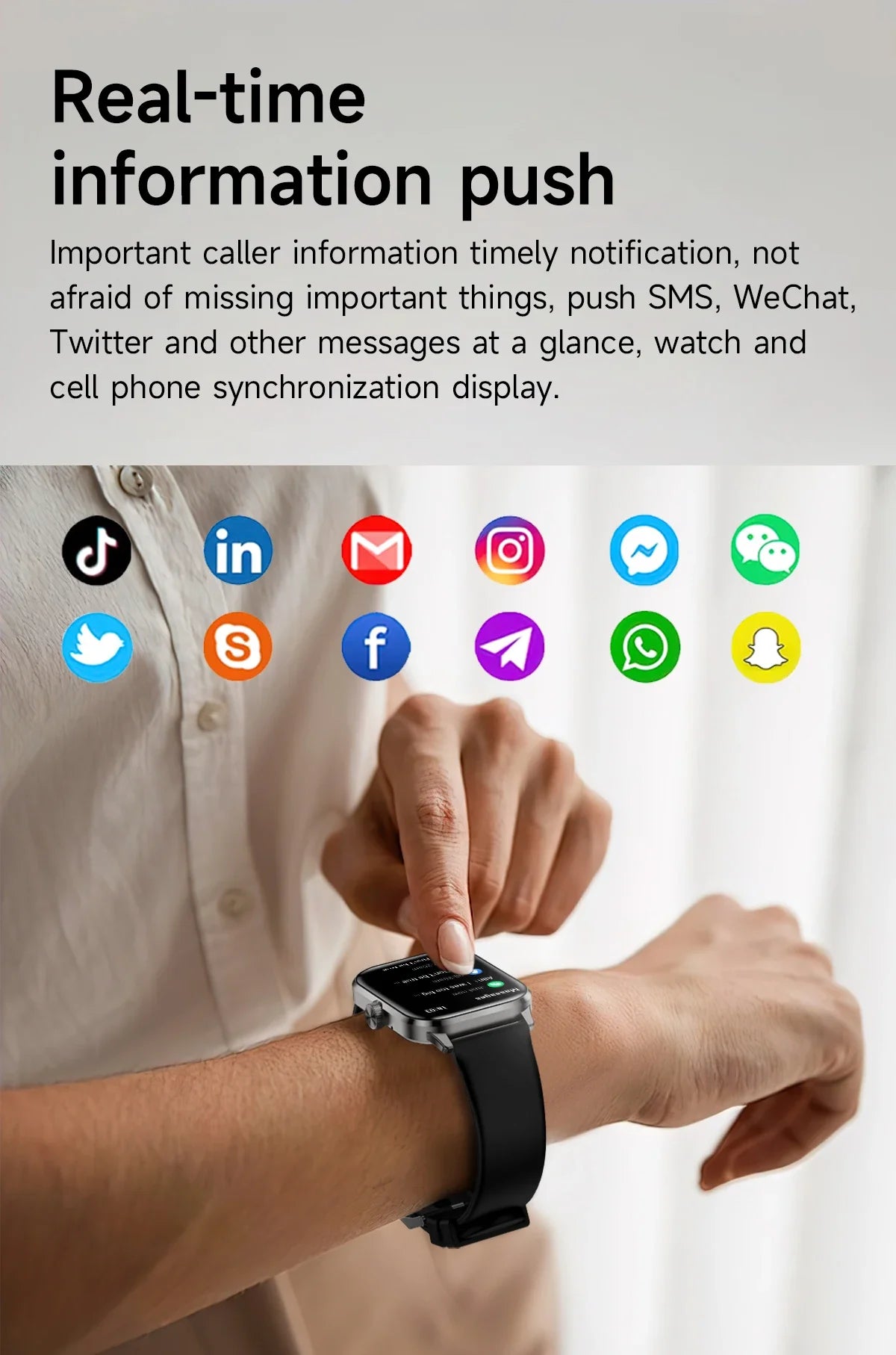 Montre Connectée Ultra-Fine 1.99" Appels Bluetooth GPS | MDN Store