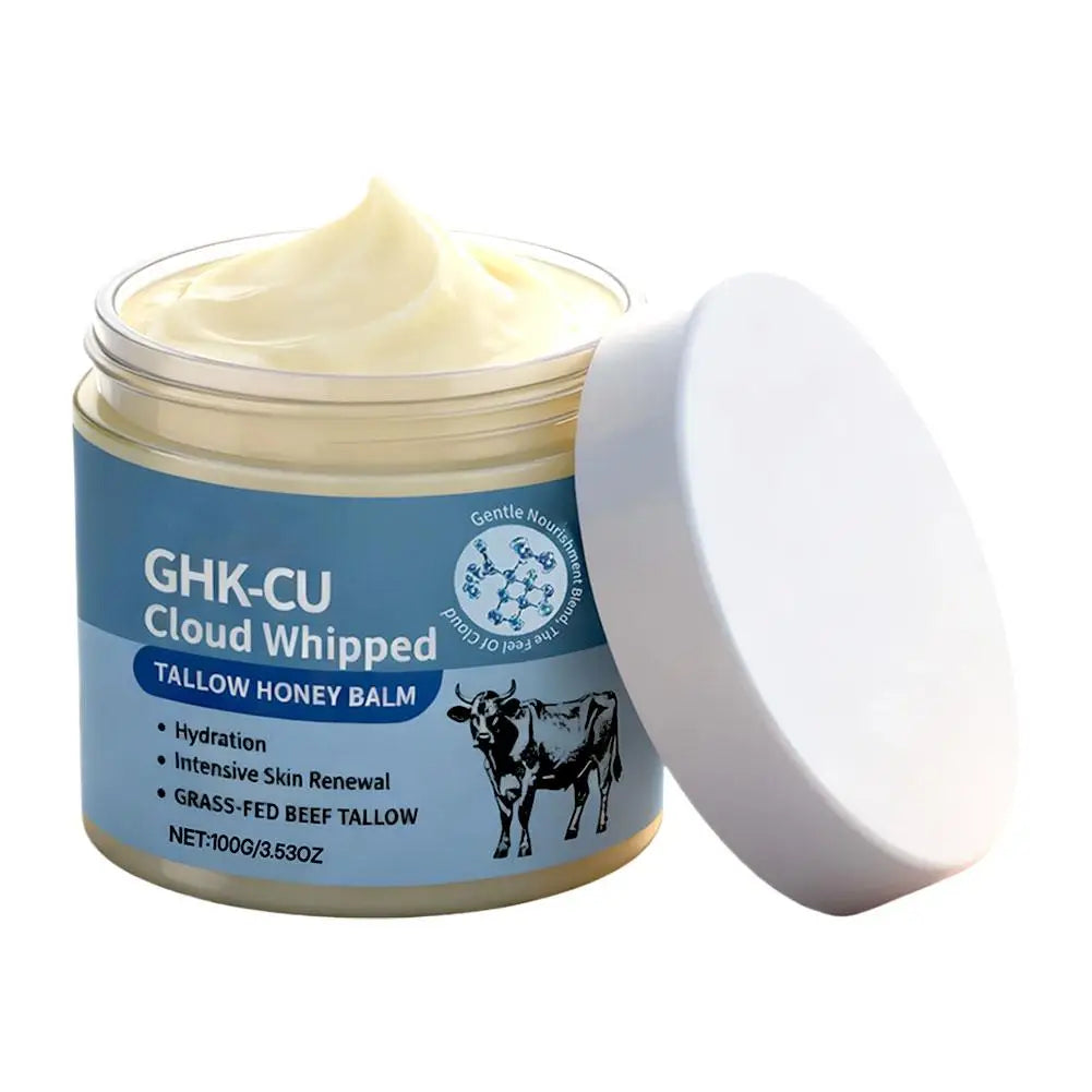 Baume Suif de Bœuf Miel GHK-CU Fouetté Hydratant Renouvellement Cutané 100g | MDN Store
