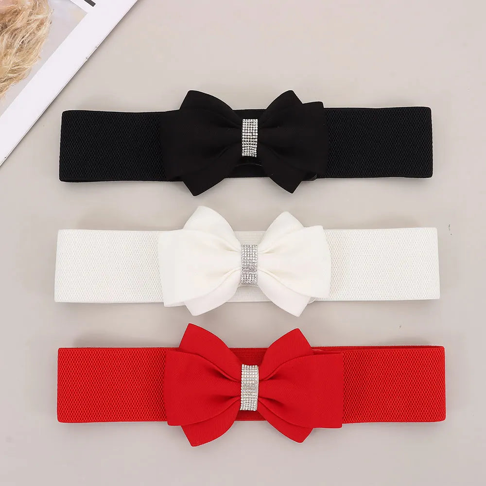 Ceinture Large Nœud Strass | MDN Store