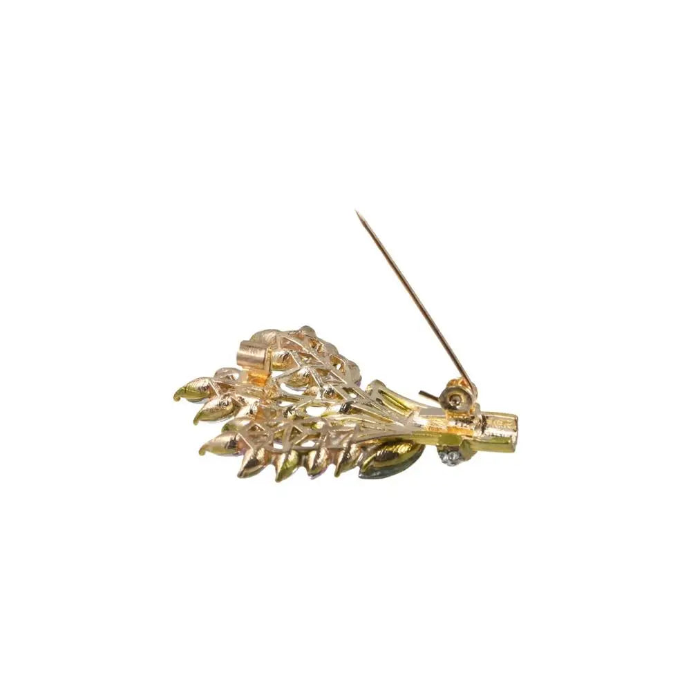 Broche Lavande Cristal Strass Pin Fleur Élégant | MDN