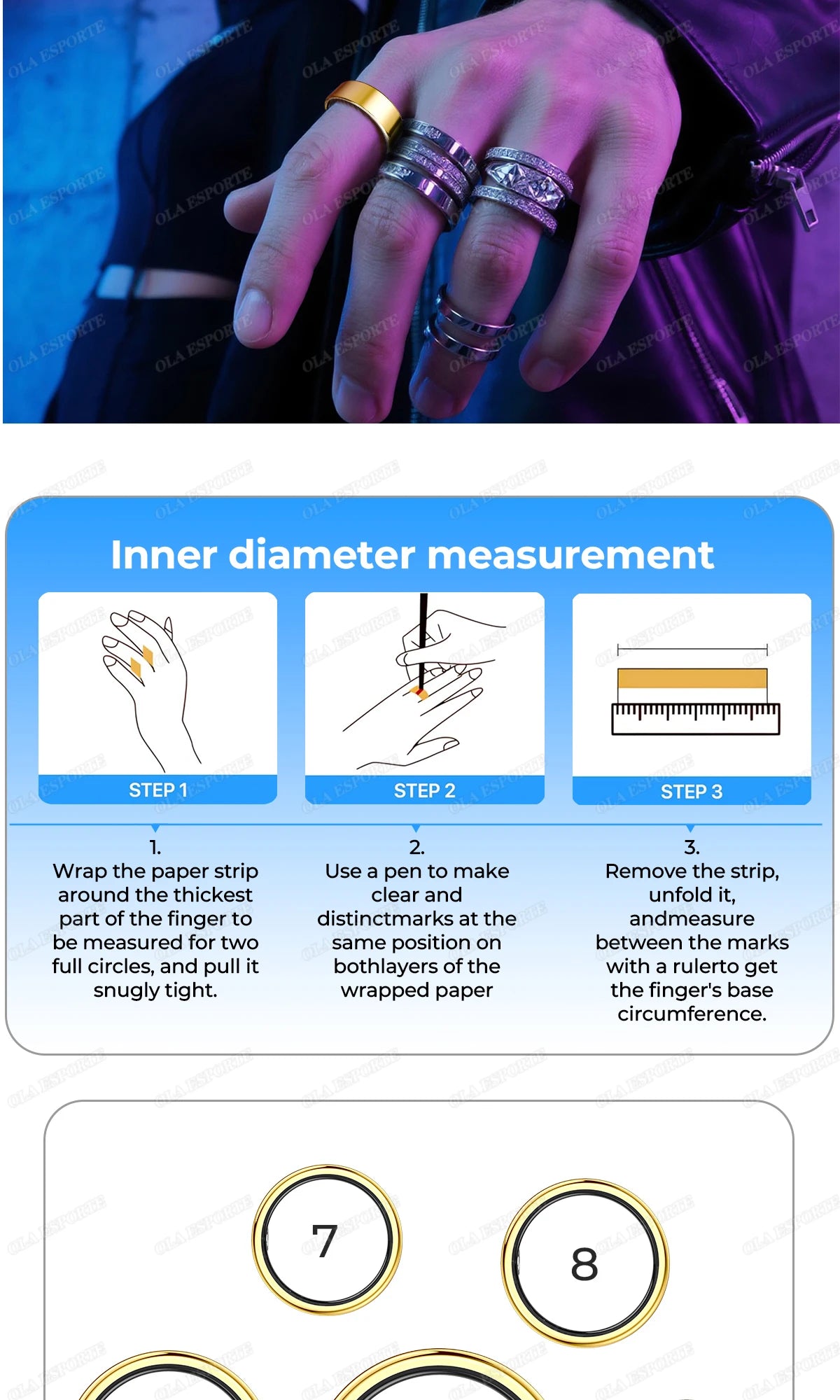 Bague Connectée Smart Ring Santé Étui Charge Étanche | MDN