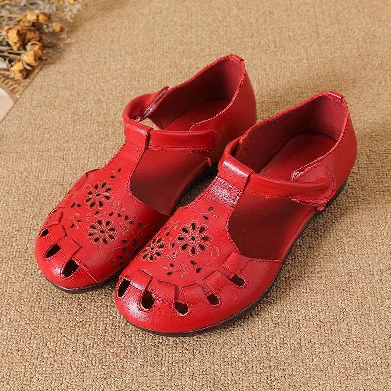 Sandales Gladiateur Cuir Bout Fermé Feerldi | MDN Store