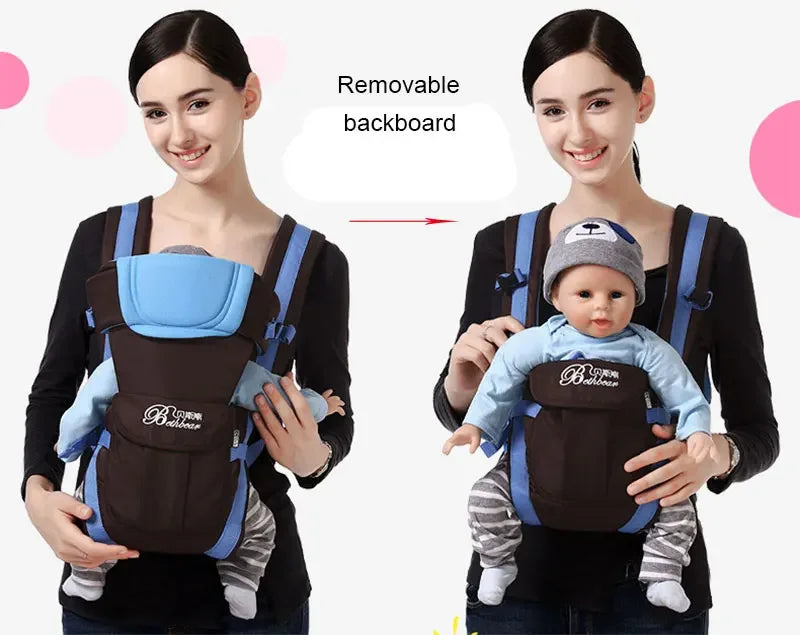 Porte-Bébé Ergonomique 4-en-1 Ajustable Nouveau-né Bambin | MDN Store