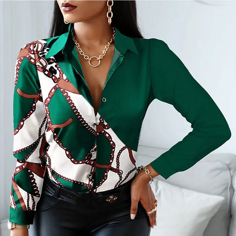 Chemise Imprimé Léopard Rayures Femme | MDN Store
