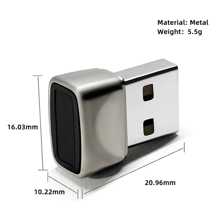 Lecteur Empreinte Digitale USB Biométrique Windows Hello Sécurité PC | MDN Store