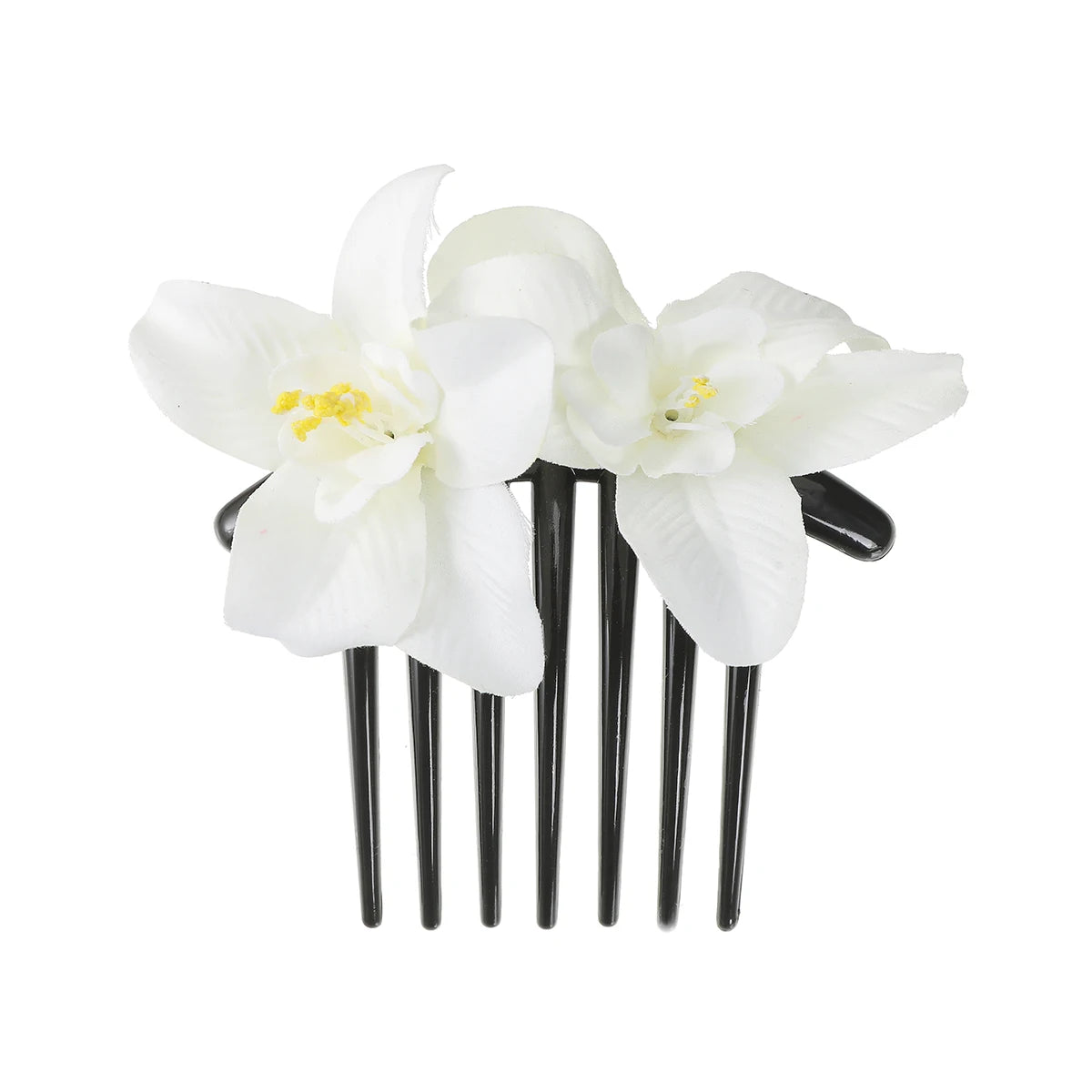 Pince Cheveux Double Rose Flanelle Boho - Barrette Fourche Élégante | MDN Store