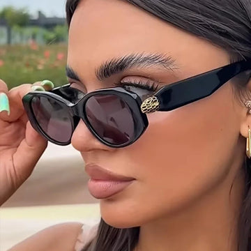 Lunettes Soleil Cat Eye Serpent Métal | MDN Store