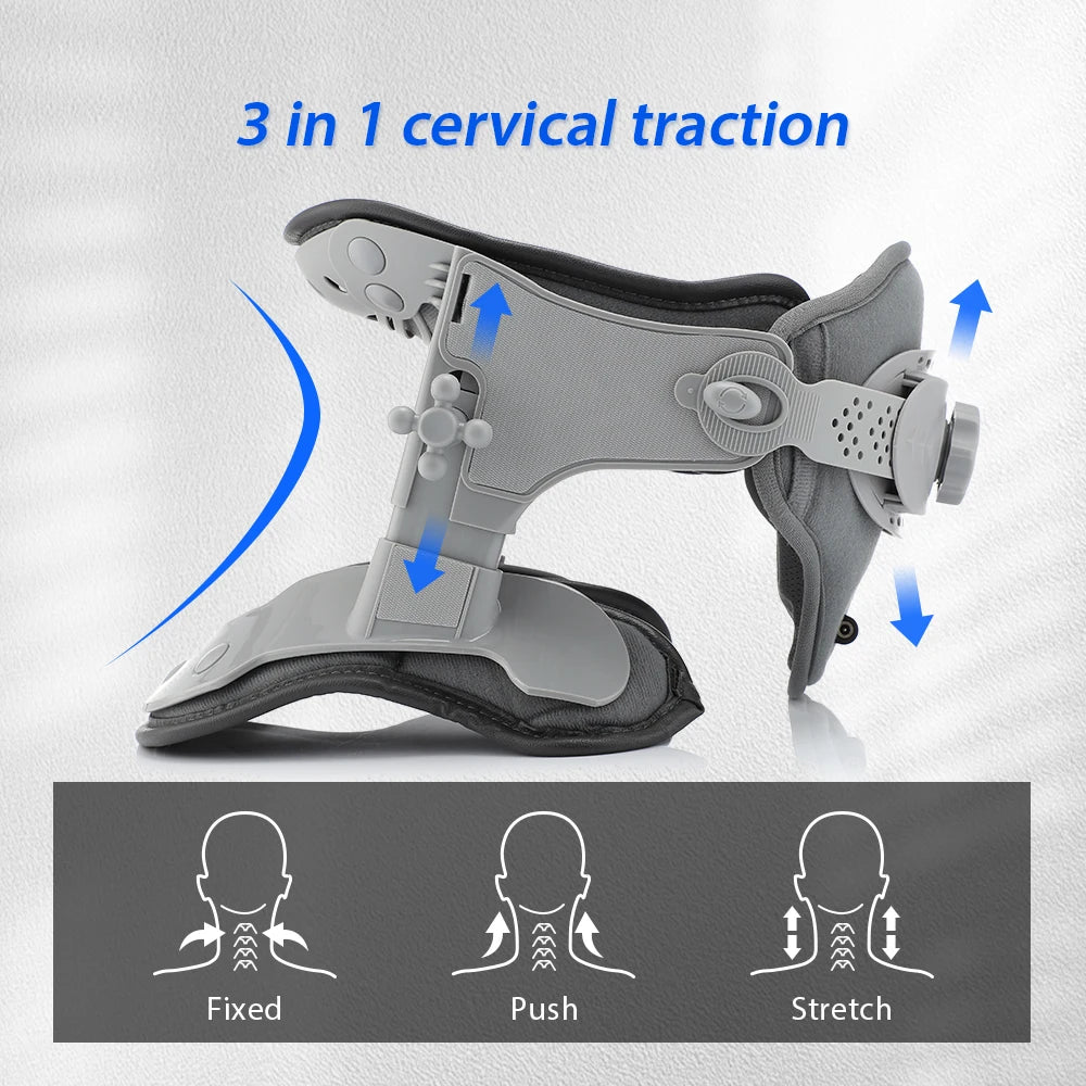 Collier Cervical Chauffant Traction Ajustable Correction Posture | MDN Store