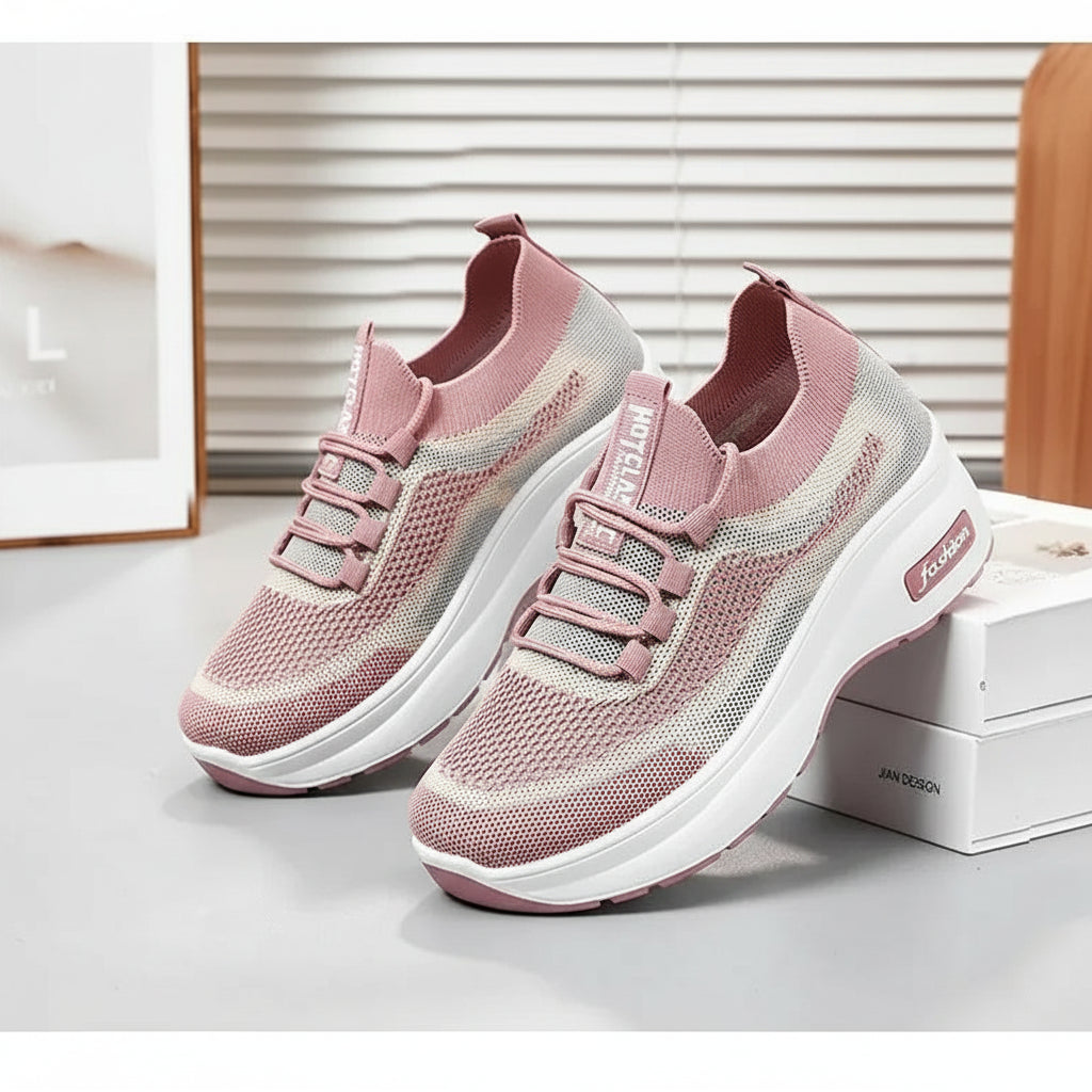 Chaussures Casual Femme Semelle Épaisse Respirantes Confort | MDN