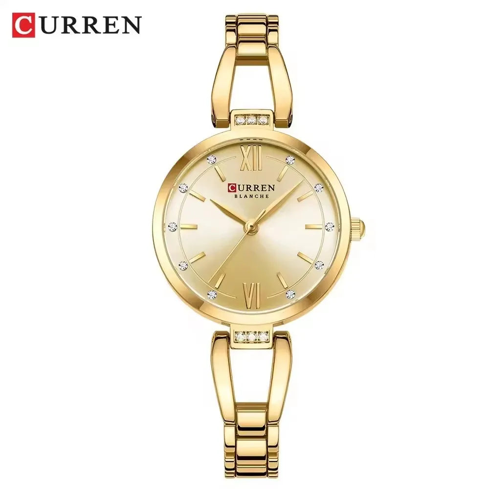 Montre Quartz Femme Acier Inoxydable Elegante Bracelet Fashion | MDN Store 25
