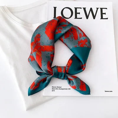 Foulard Carré Soie Naturelle 100% 53cm Femme | MDN Store
