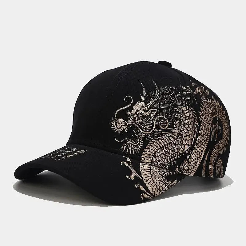 Casquette Baseball Dragon Style Chinois Femme Coton Reglable | MDN Store 25