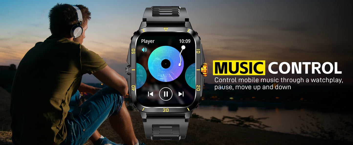 Montre Connectée Sport 1.96" Appels Bluetooth Étanche | MDN
