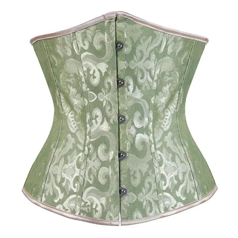 Corset Sous-Poitrine Jacquard Floral | MDN Store