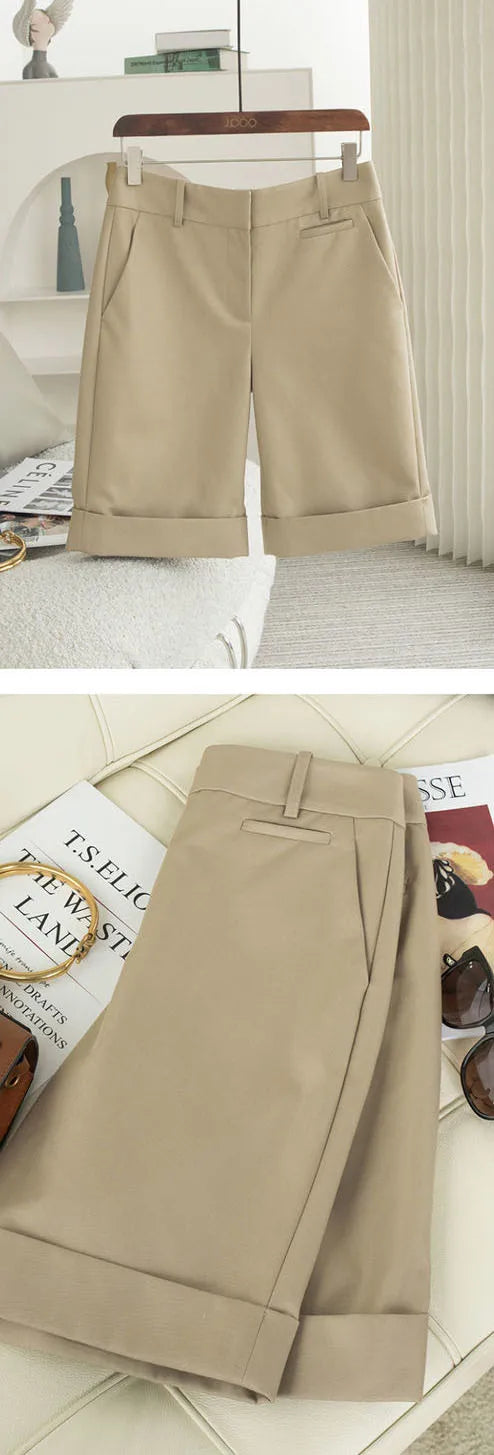 Short Cargo Femme Taille Haute Casual | MDN