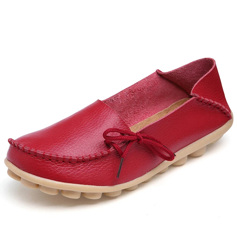 Ballerines Cuir Nœud Papillon Grande Taille | MDN