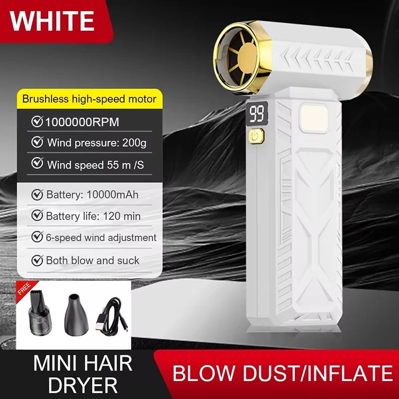 Souffleur Air Comprimé 2en1 Xiaomi 1000000RPM - Aspirateur Poussière Turbo Sans Fil | MDN