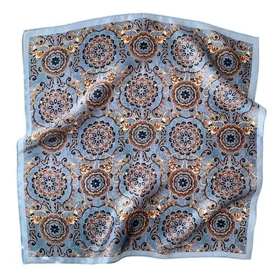 Foulard Carré Soie Naturelle 100% 53cm Femme | MDN Store