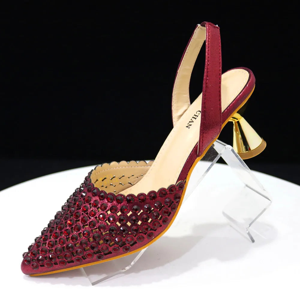 Escarpins Bout Pointu Talon Aiguille Femme Soirée | MDN Store 25