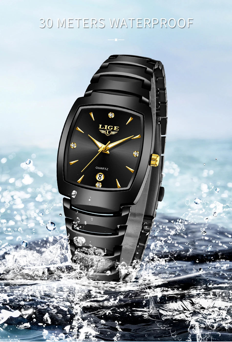 Montre Femme LIGE Business Acier Inoxydable | MDN Store